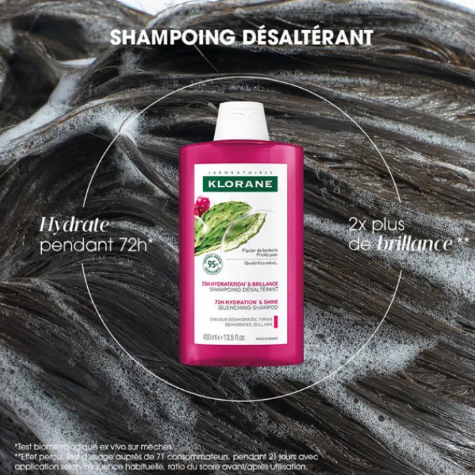 Klorane Shampooings>Shampoing Désaltérant Hydratation & Brillance