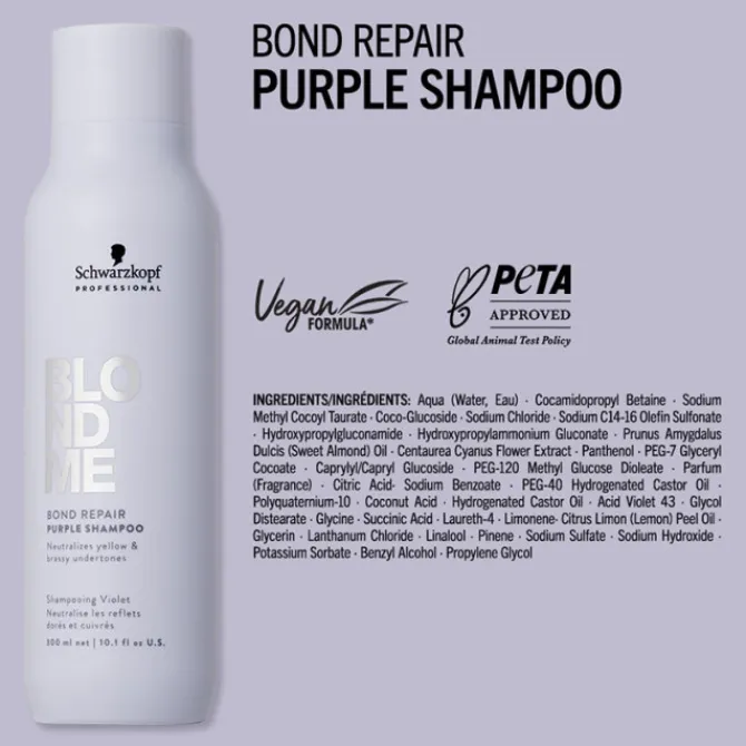 Schwarzkopf Cheveux Blonds / Décolorés / Gris / Blanc|Shampooing>Shampooing Violet