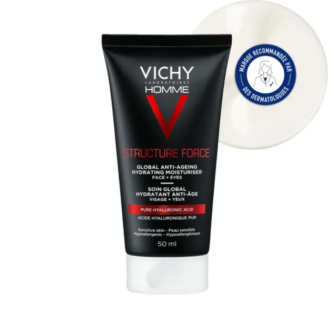 Vichy Soins Hommes|Soin Visage Hommes>Structure Force Soin global