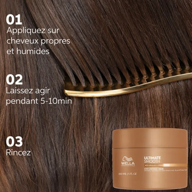 Wella Cheveux Bouclés / Ondulés / Frisés / Crépus|Masques>Ultimate Smooth Masque
