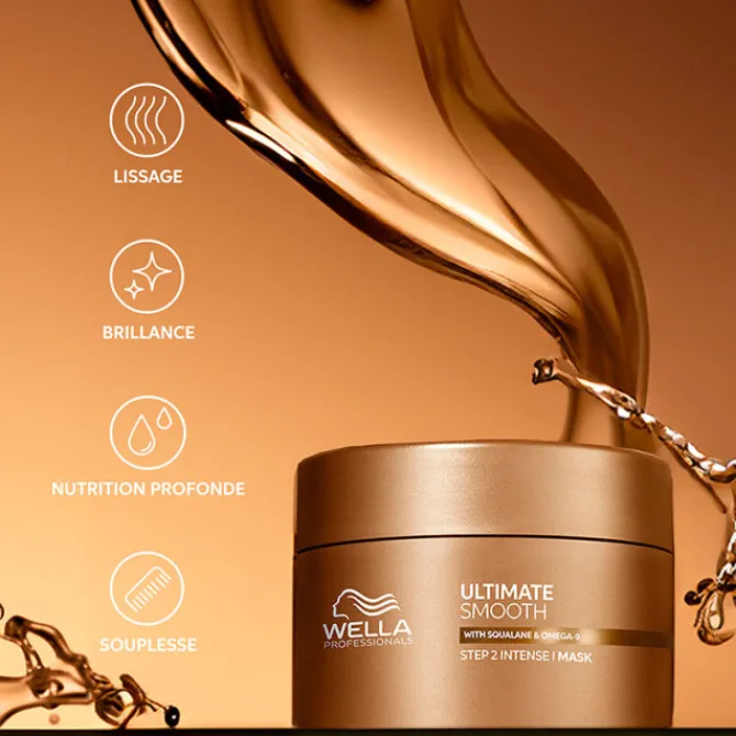 Wella Cheveux Bouclés / Ondulés / Frisés / Crépus|Masques>Ultimate Smooth Masque