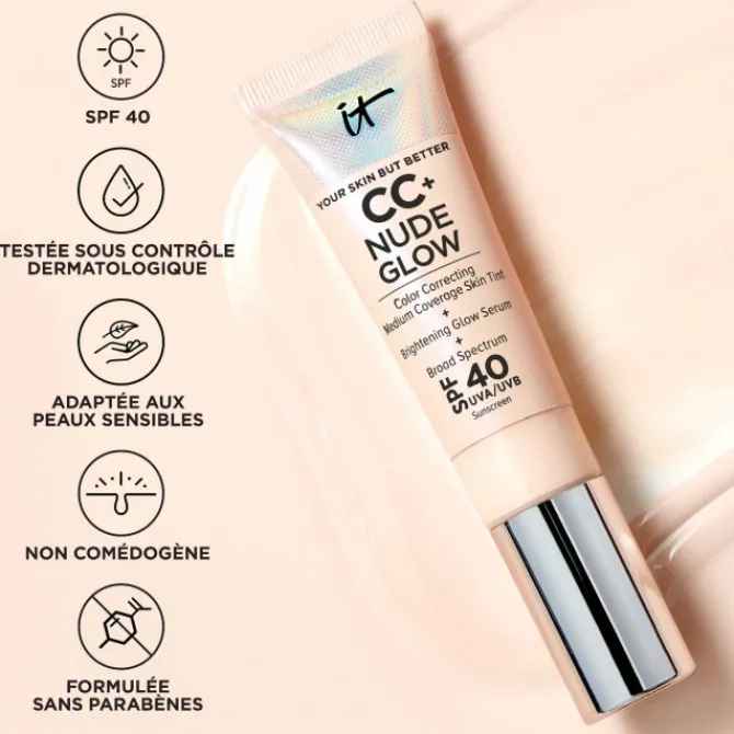 IT COSMETICS Crème Teintée, Bb & Cc Crème>Your Skin But Better CC+ Cream Nude Glow SPF 40